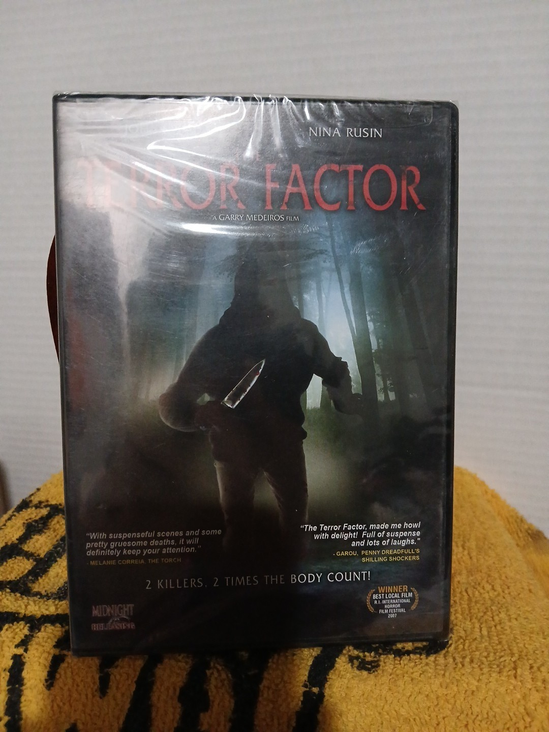 The Terror Factor ( 2010 DVD 94 Min Rated R) John Sylvia Nina Rusin Deleted…