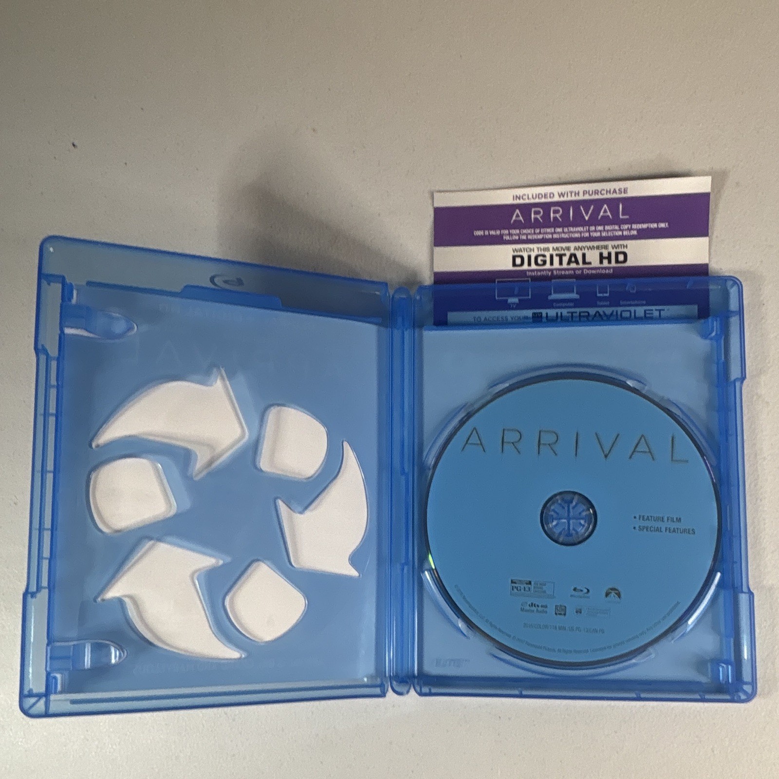Paramount Pictures Arrival (2016) Blu-ray+Digital HD PG-13 Sci-Fi 118m