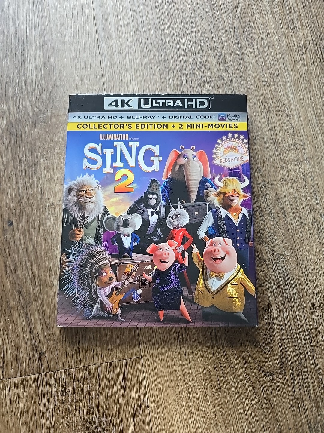Sing 2 4K Ultra HD + Blu-Ray w/ Slip Cover – New