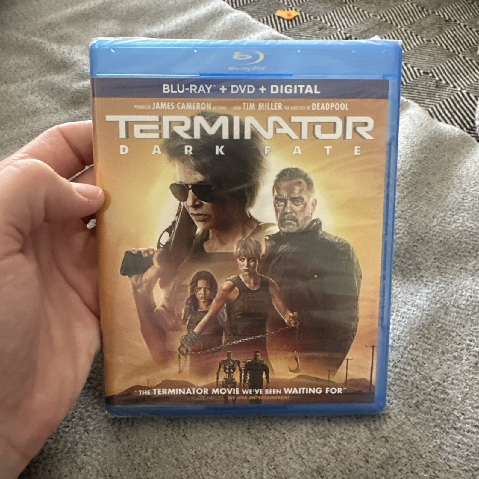 Terminator: Dark Fate (Blu-ray + DVD) NEW Schwarzenegger Digital May Be Expired