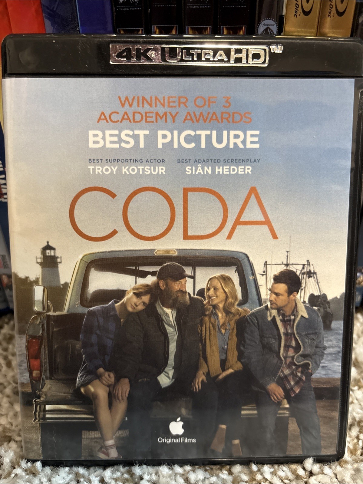 CODA (2020) (4K Ultra HD Blu-ray 2025) Apple TV Oscar Winning Best Picture