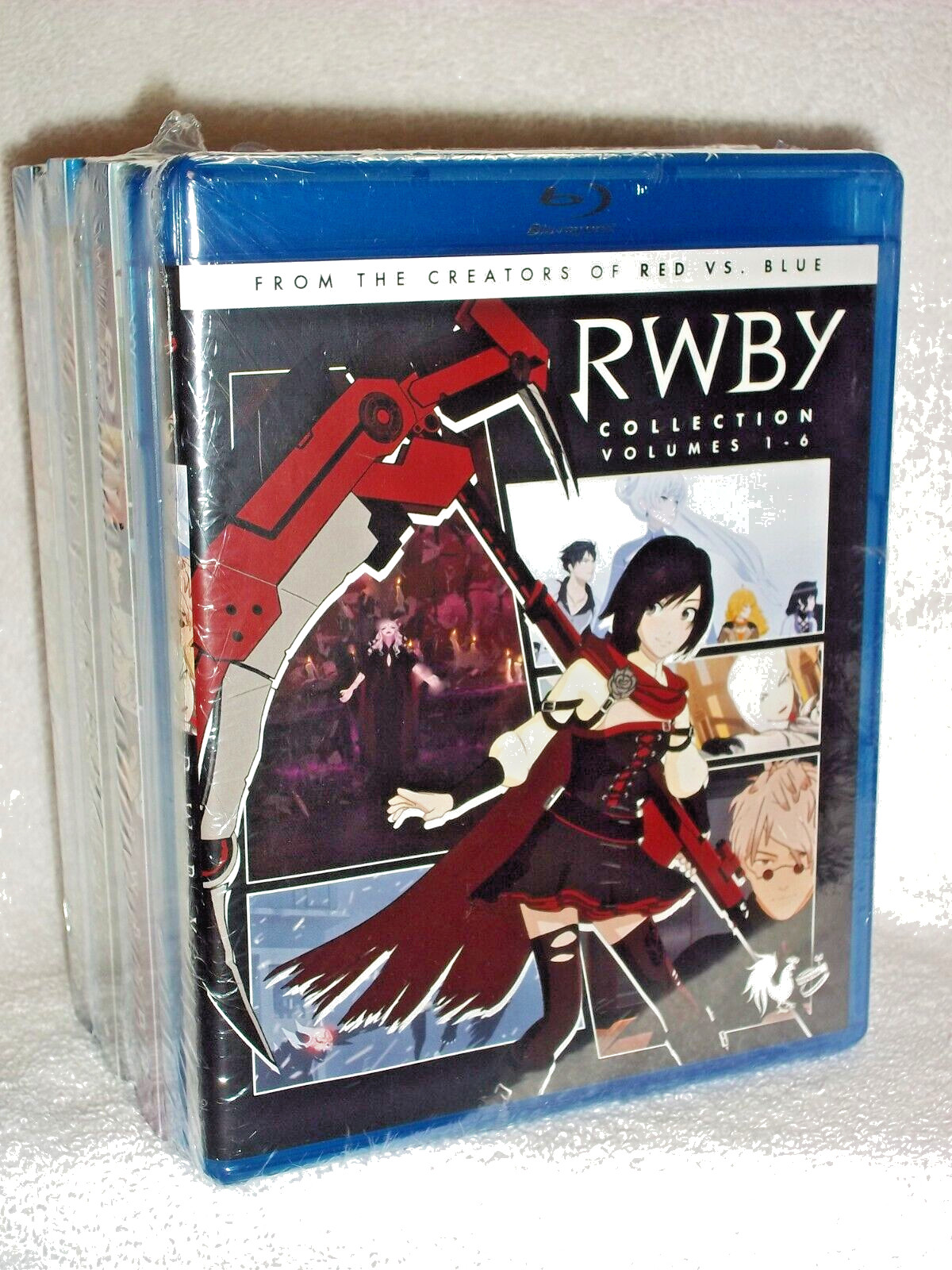 RWBY Vol 1 2 3 4 5 6 7 8 9 + Ice Queendom + Justice League x RWBY 1&2 (Blu-ray)