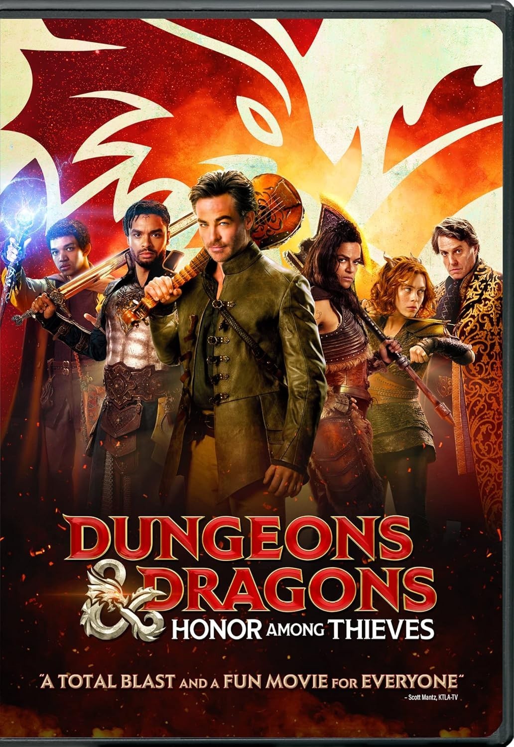 Dungeons & Dragons: Honor Among Thieves (DVD, 2023) Disc Only D437