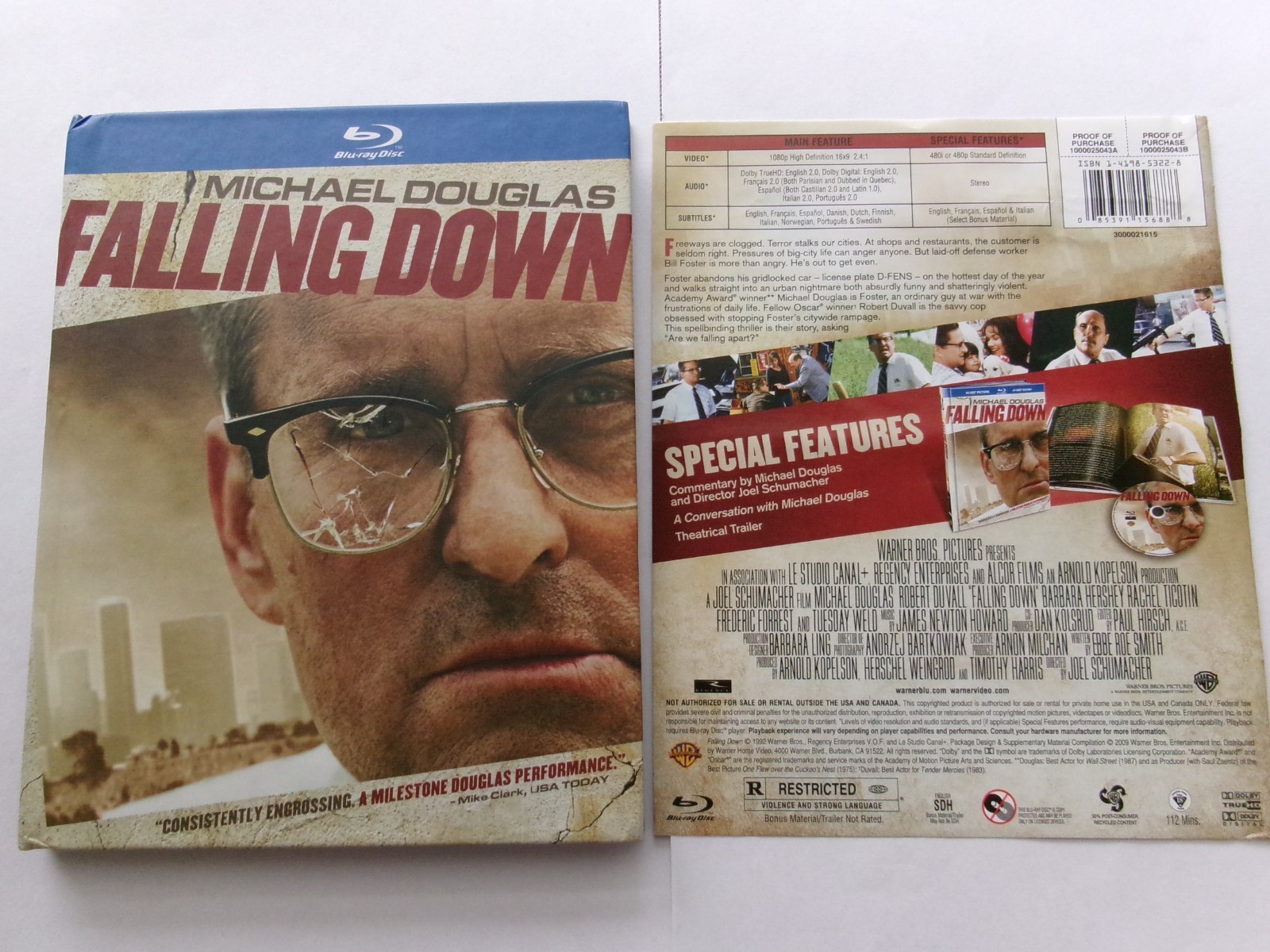 Falling Down Digibook (1993) (Blu-ray) Michael Douglas OOP