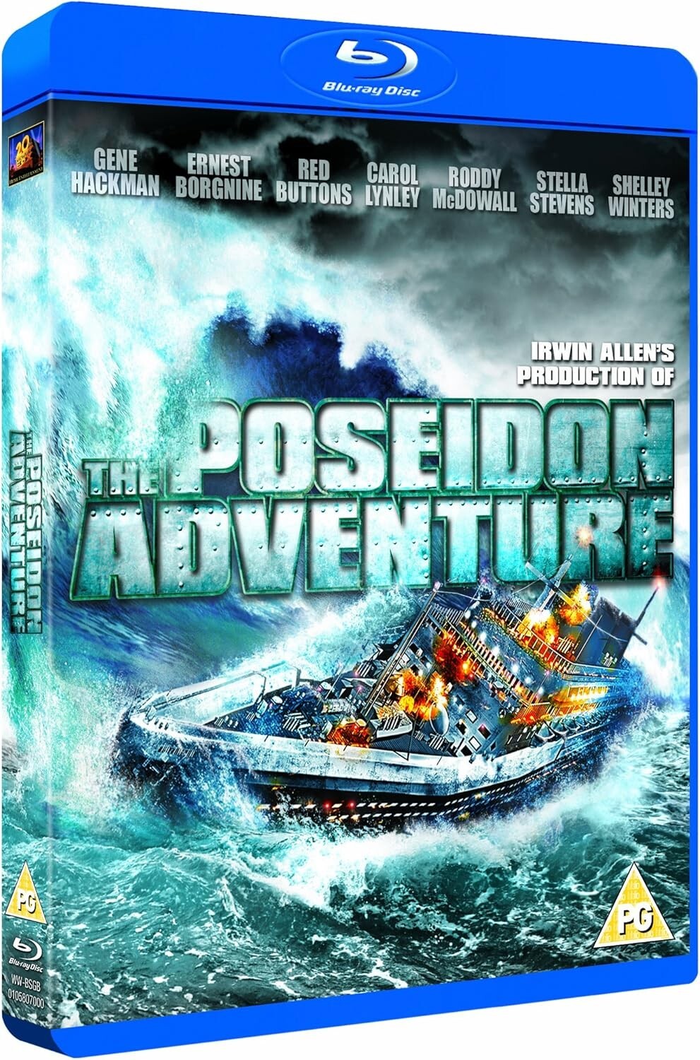 THE POSEIDON ADVENTURE (1972) Gene Hackman Blu-Ray BRAND NEW (USA Compatible)