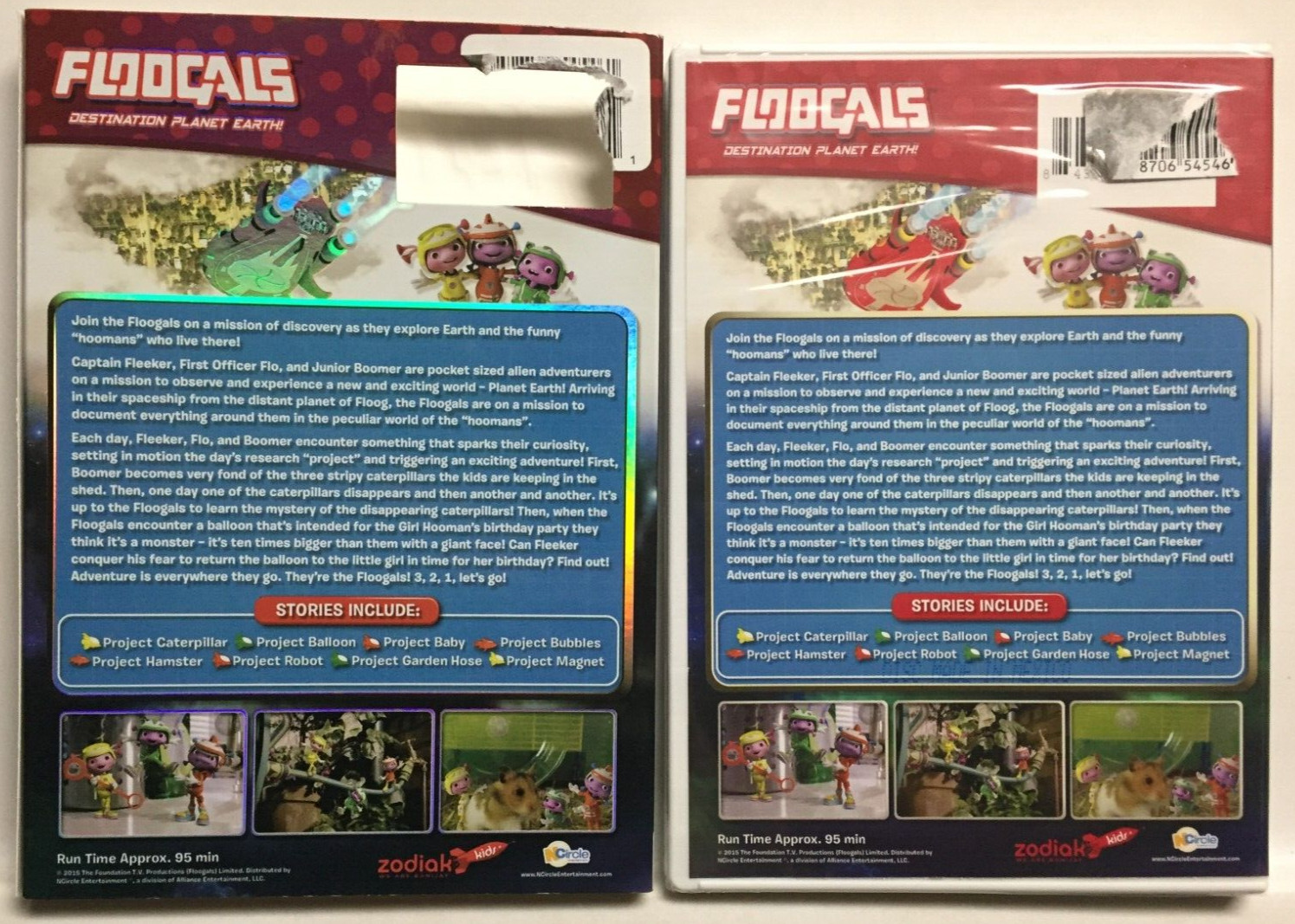 Floogals: Destination Planet Earth! (DVD,2016,Widescreen) w/Slipcover,95 Min,NEW