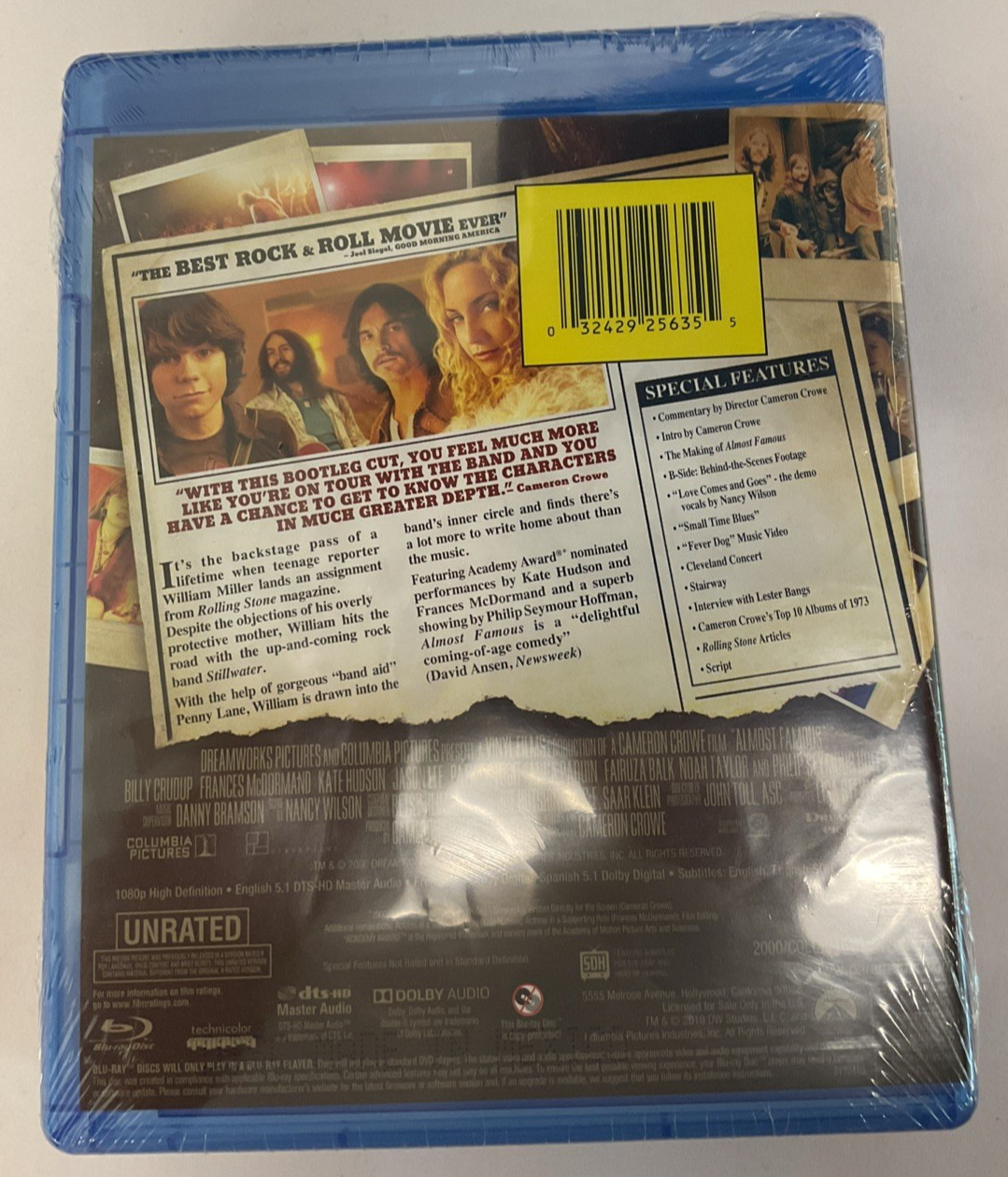 Almost Famous (Blu-ray, 2000)