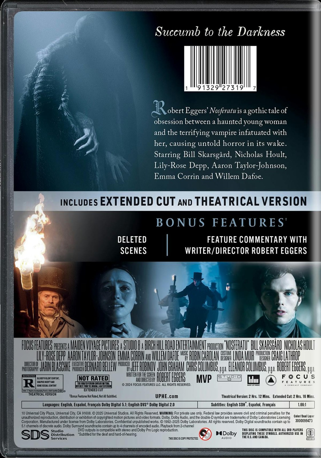 Nosferatu – Extended Cut DVD NEW