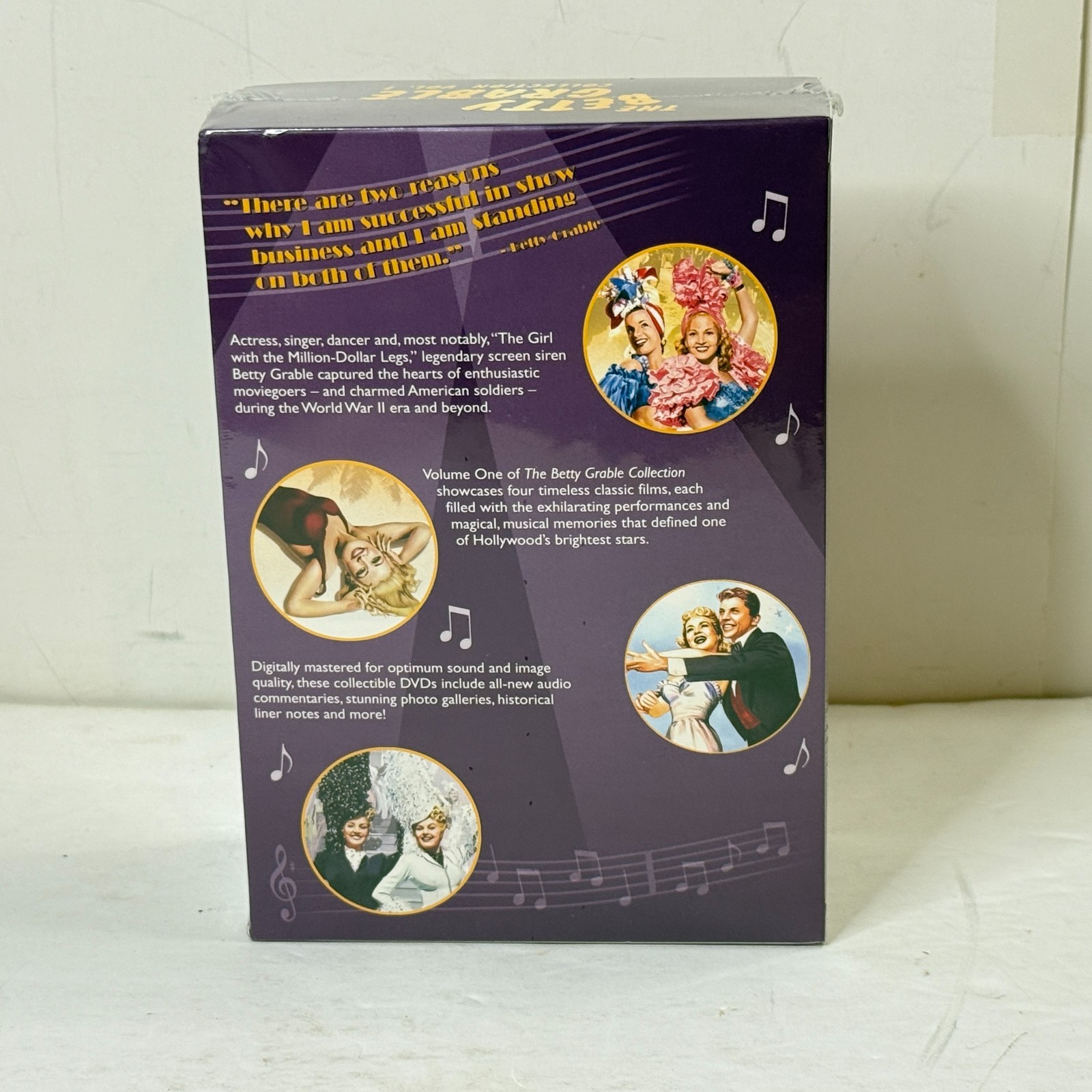 The Betty Grable Collection Volume 1 ©2006 NEW SEALED 4-Disc DVD SET