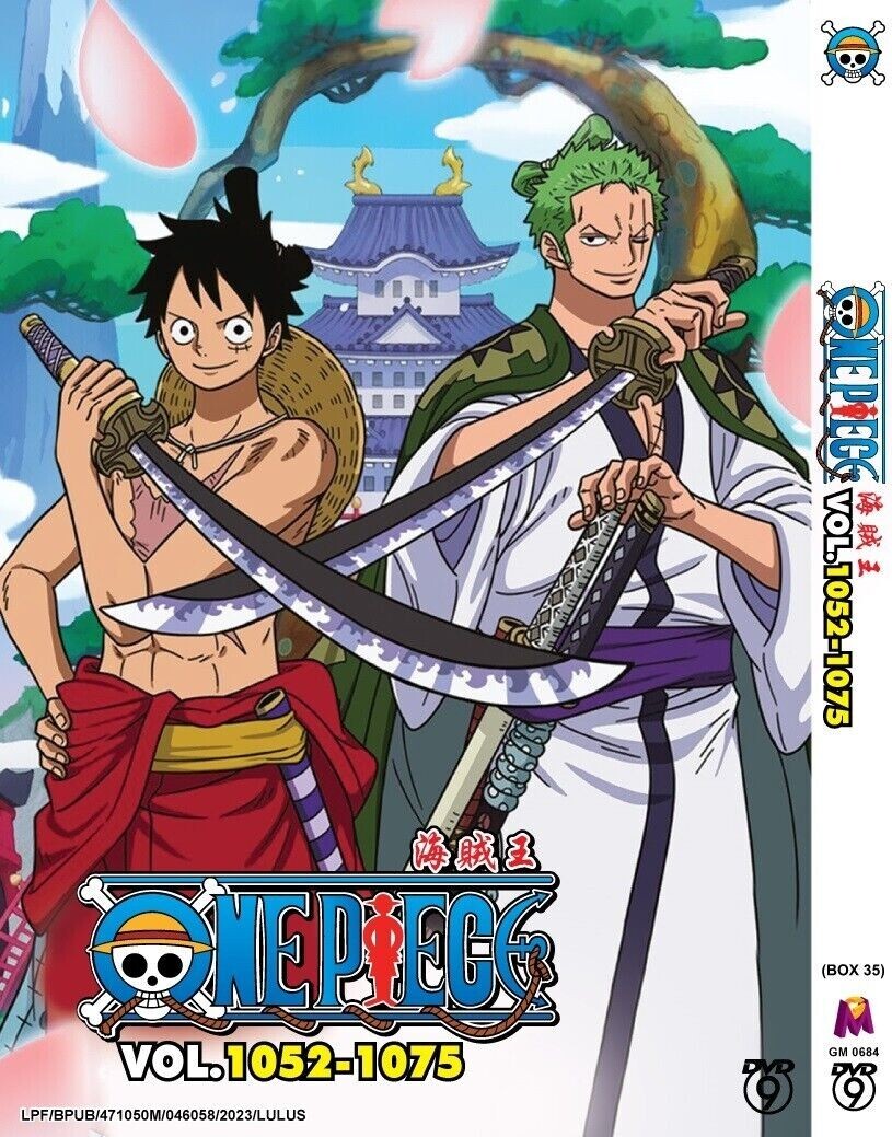 One Piece Box 35 Vol.1052-1075 Series Anime DVD [English Sub] [Fast Ship]