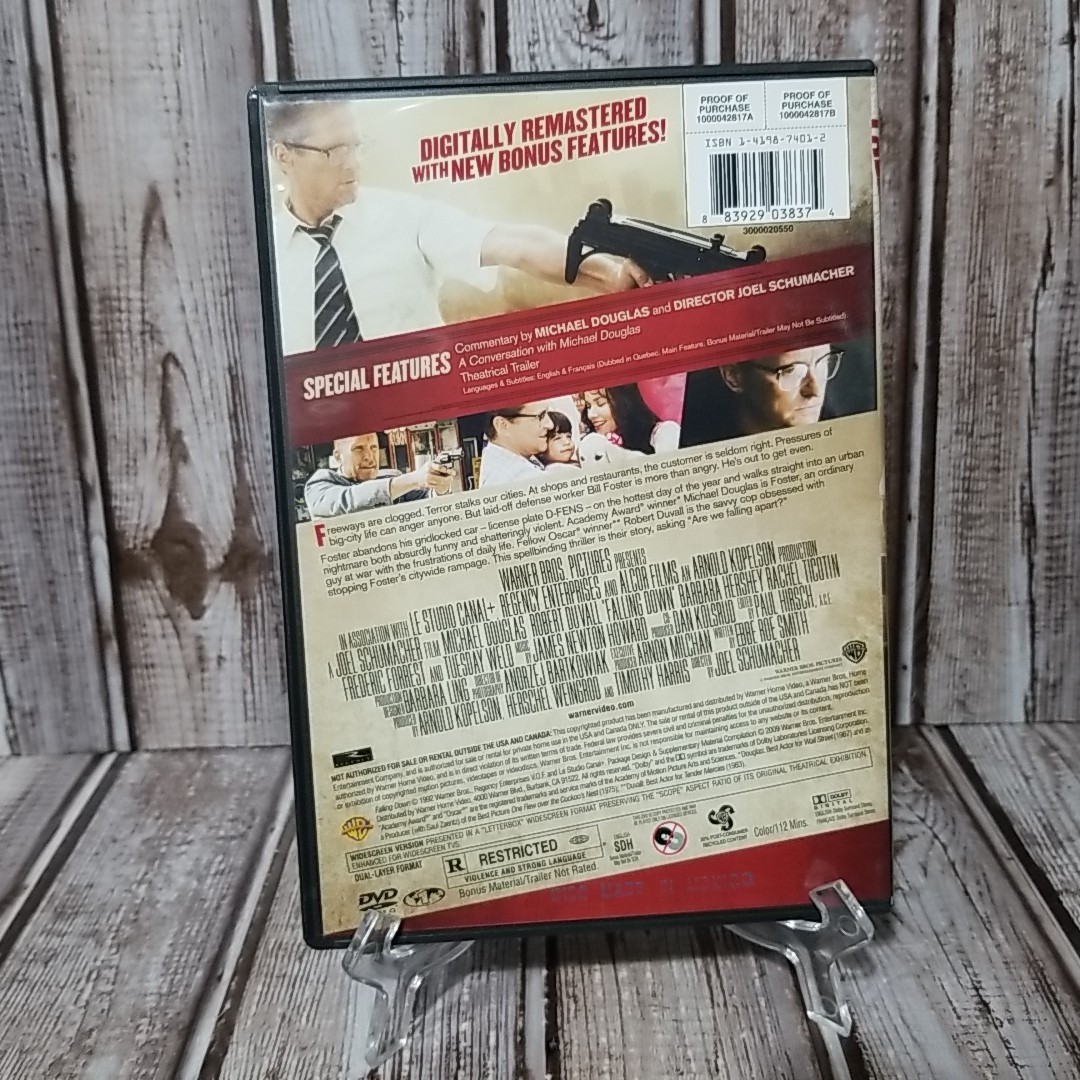 Falling Down (DVD, 1992) Deluxe Edition Michael Douglas Joel Schumacher Rated R