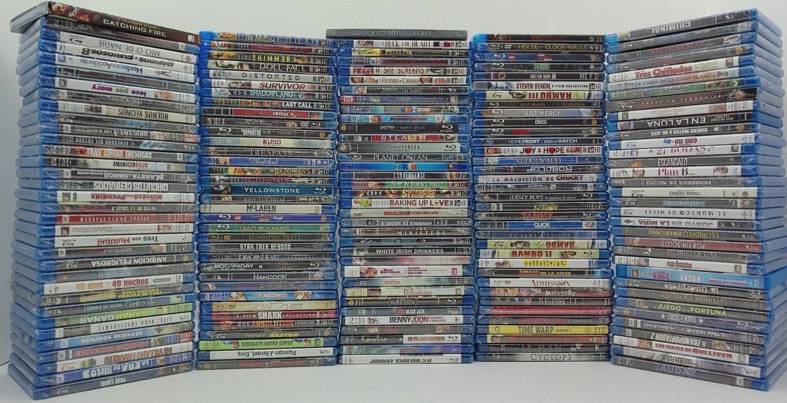 Wholesale Lot of A+ Assorted BLU-RAY Mixed Genres, NEW & Sealed, Free Shipping !