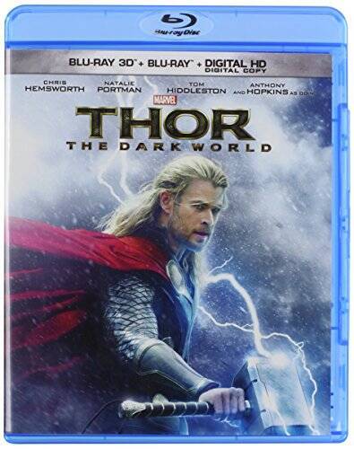 Thor: The Dark World (2-Disc 3D Blu-ray + Blu-ray + Digital HD) – Blu-ray – GOOD