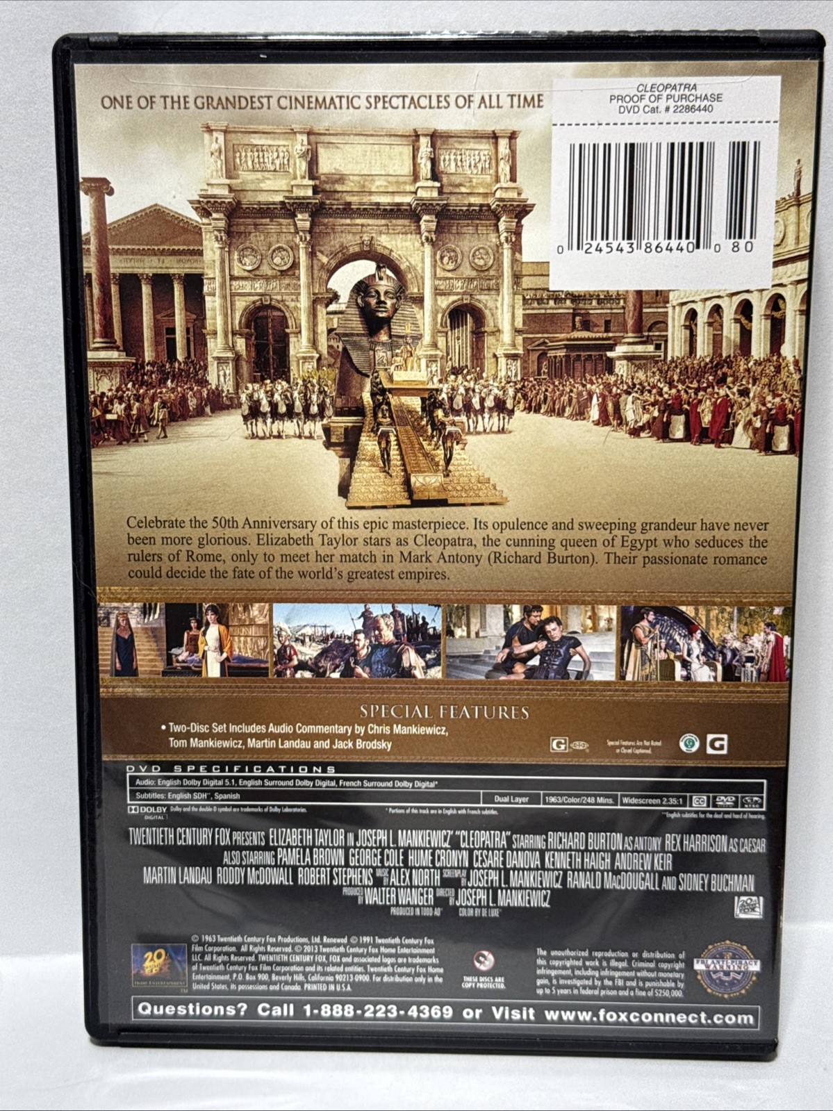 Cleopatra (DVD, 1963)