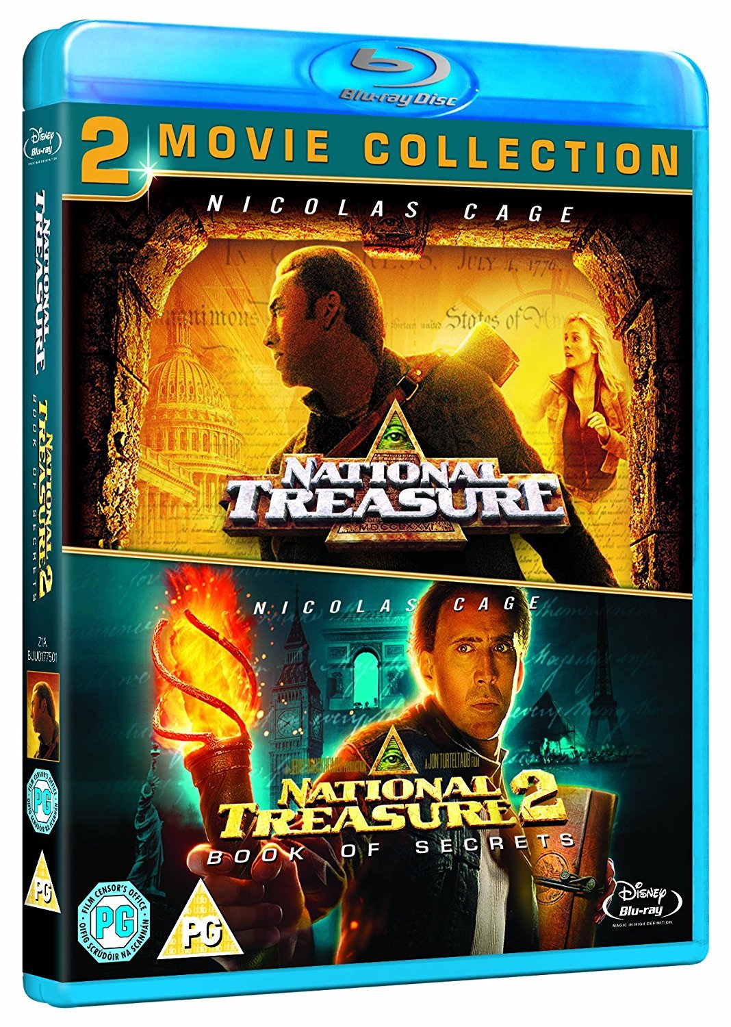 National Treasure 1&2 Two Movie Set Blu-Ray BRAND NEW (USA Compatible)