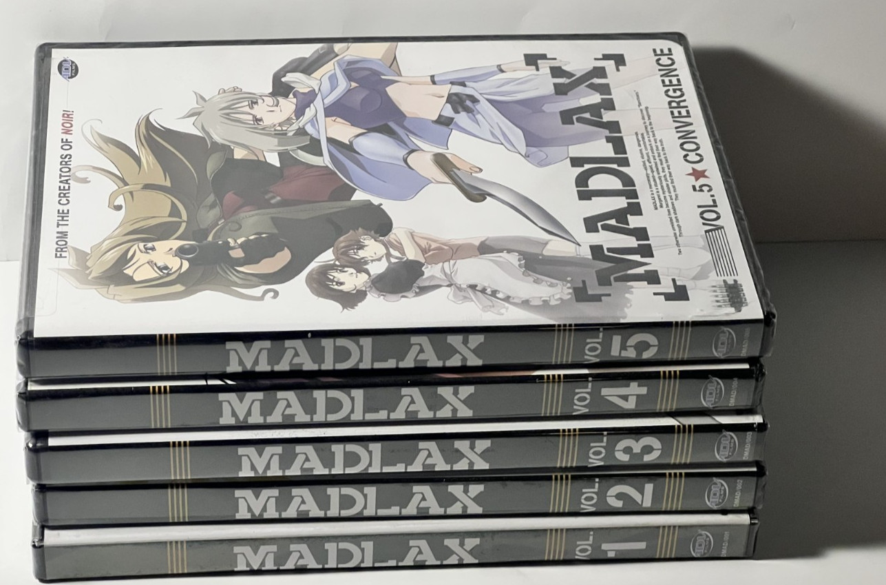 Madlax Vol 1 2 3 4 5 New Anime Collection Dvd