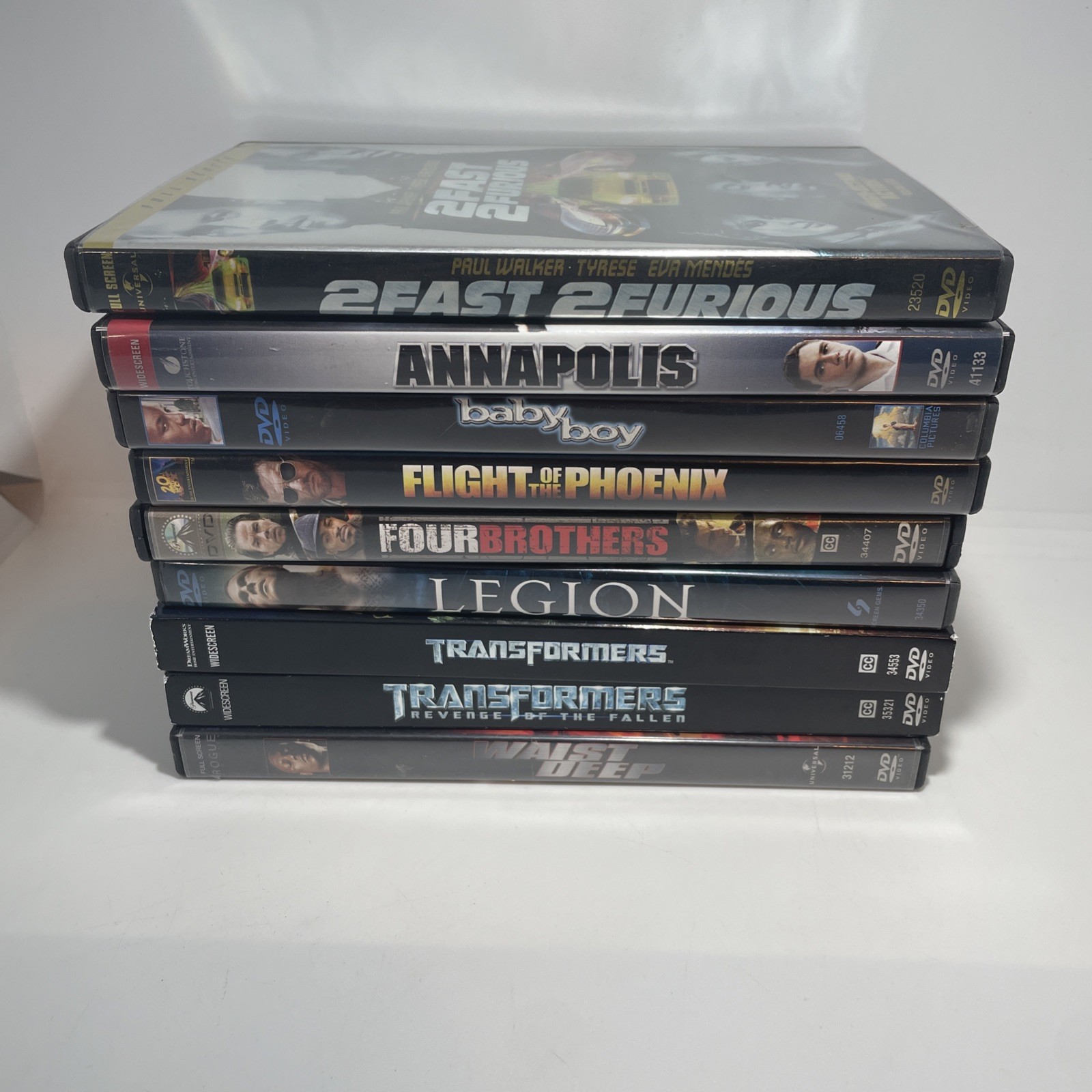 Tyrese Gibson DVD Bundle Lot Of 9 Movies – Nice Collection Of DVDs