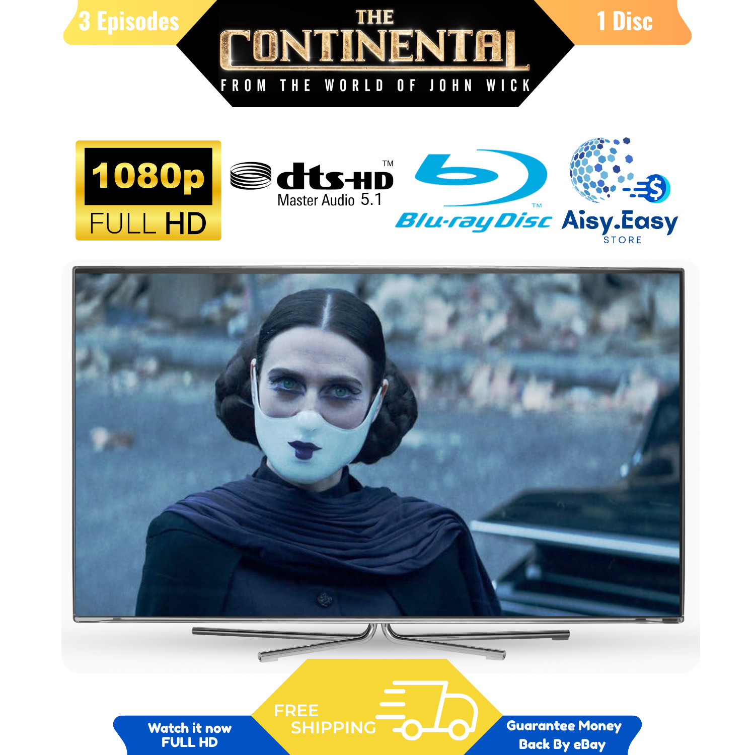 The Continental Complete Mini Series Action Crime Thriller Region Free Blu Ray