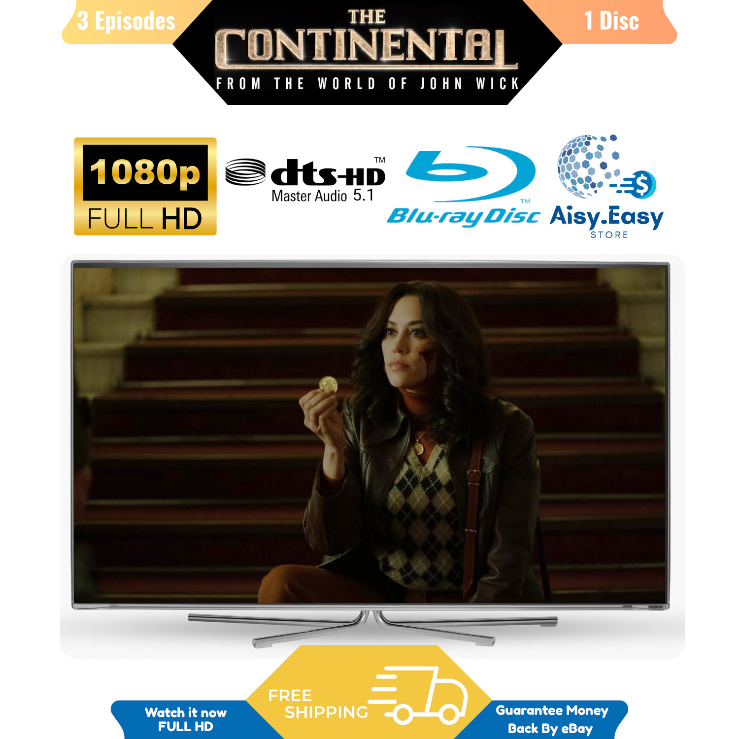 The Continental Complete Mini Series Action Crime Thriller Region Free Blu Ray