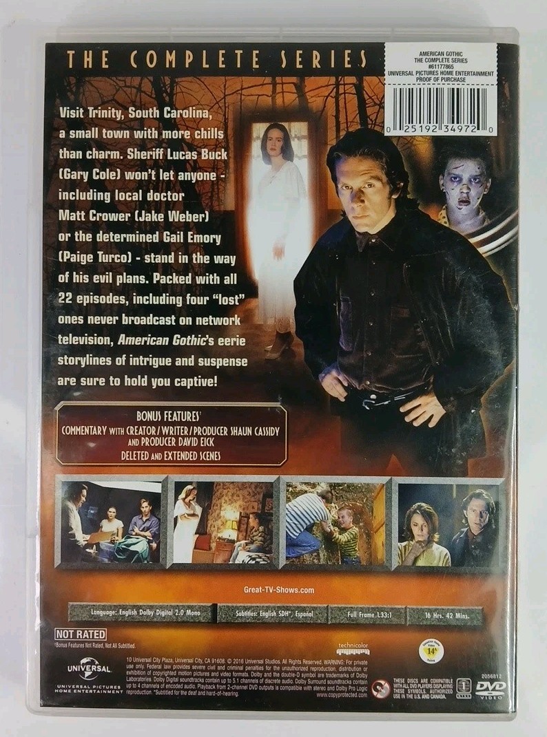 American Gothic The Complete Series DVD Set