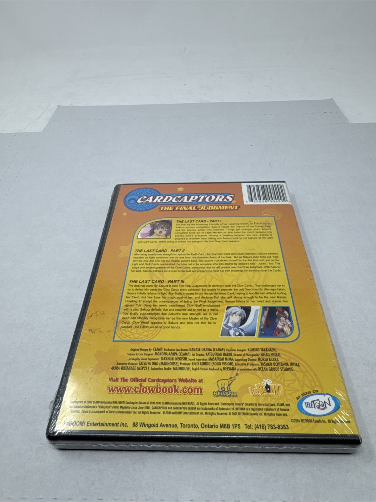 Cardcaptors, The Final Judgment, DVD, Anime, TV Show, Brand New, Factory Sealed
