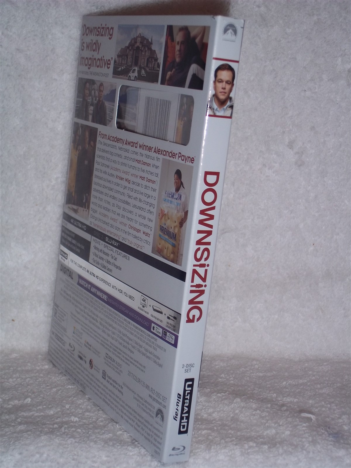 Downsizing (4K/Blu-ray, 2018) NEW Matt Damon Alexander Payne comedy drama