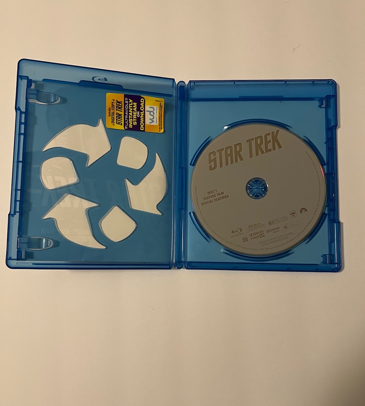 Star Trek Blu-ray J.J. Abrams Paramount 2009 PG-13 Special Features