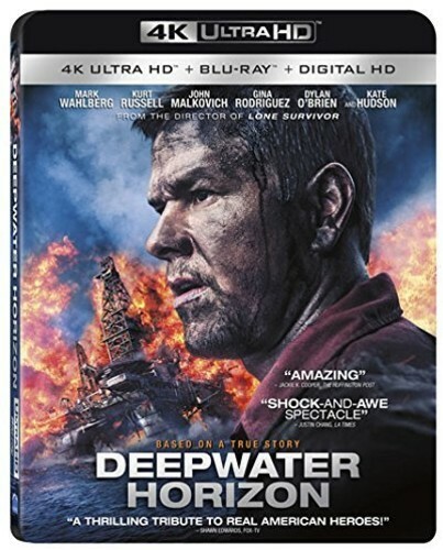 Deepwater Horizon [4K Ultra HD + Blu-ray + Digital HD], Excellent, Mark Wahlberg