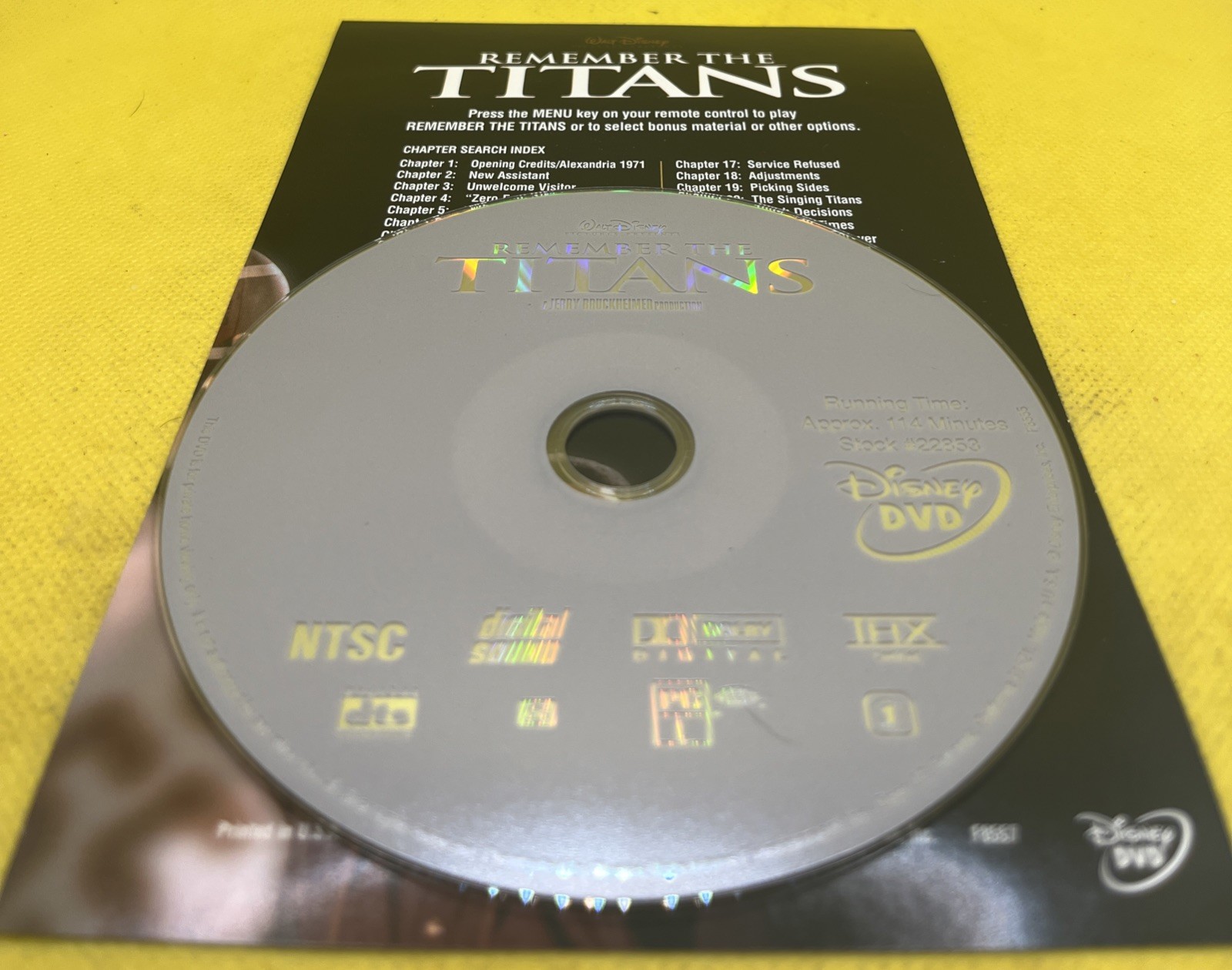 Remember The Titans (DVD, Full-Frame, Denzel Washington, Will Patton)