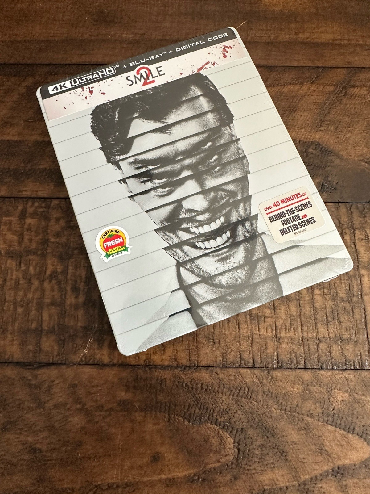 Smile 2 (4K UHD Blu-ray, Blu-Ray & Digital, 2024) Steelbook Edition **NEW