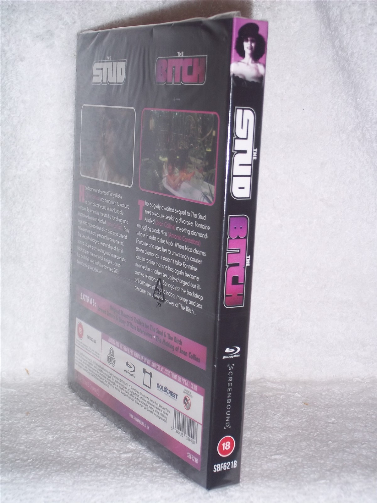 The Stud / The Bitch (Blu-ray, 2023) NEW Joan Collins Oliver Tobias Sue Lloyd