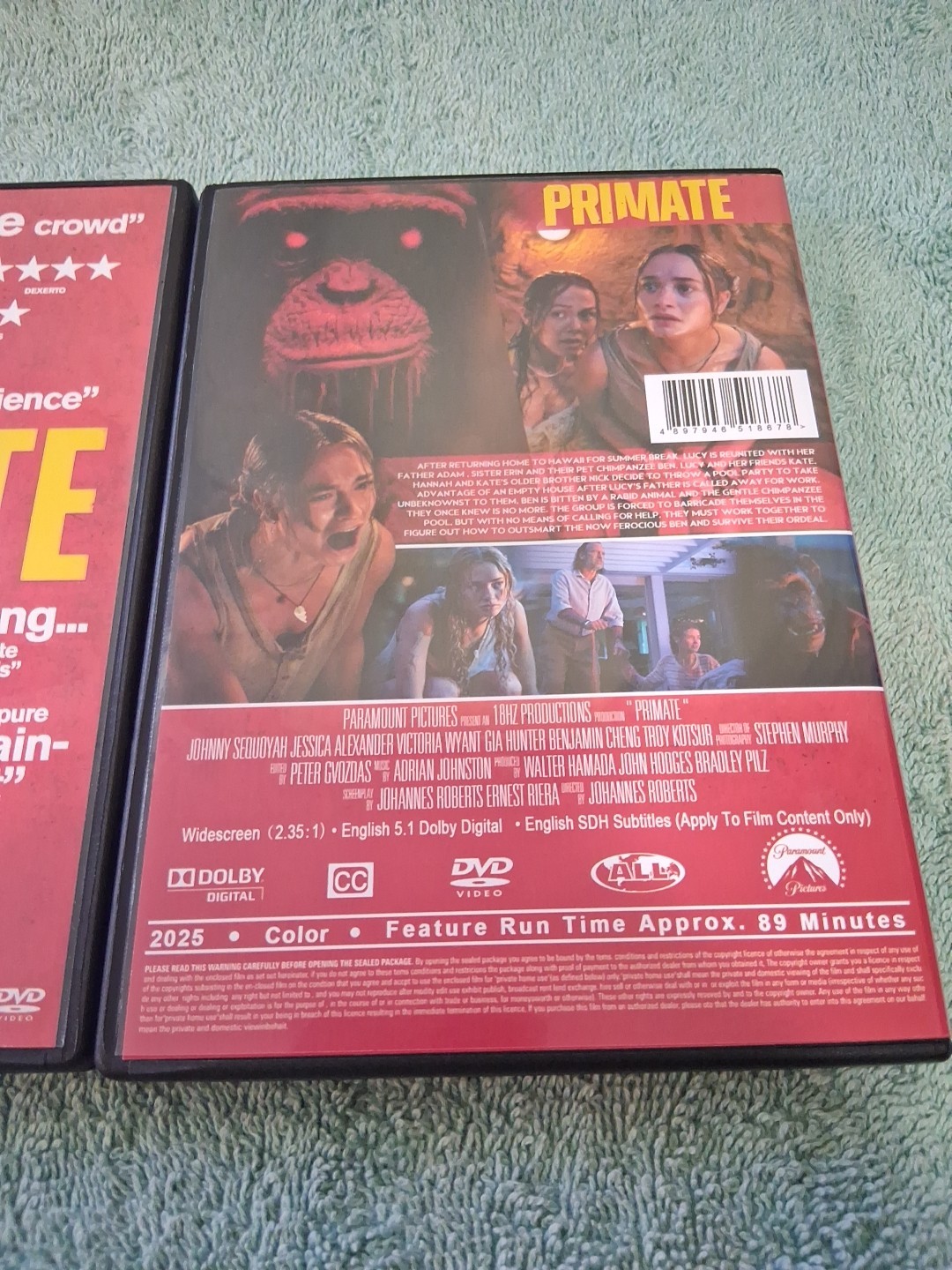 Primate (DVD,2025)