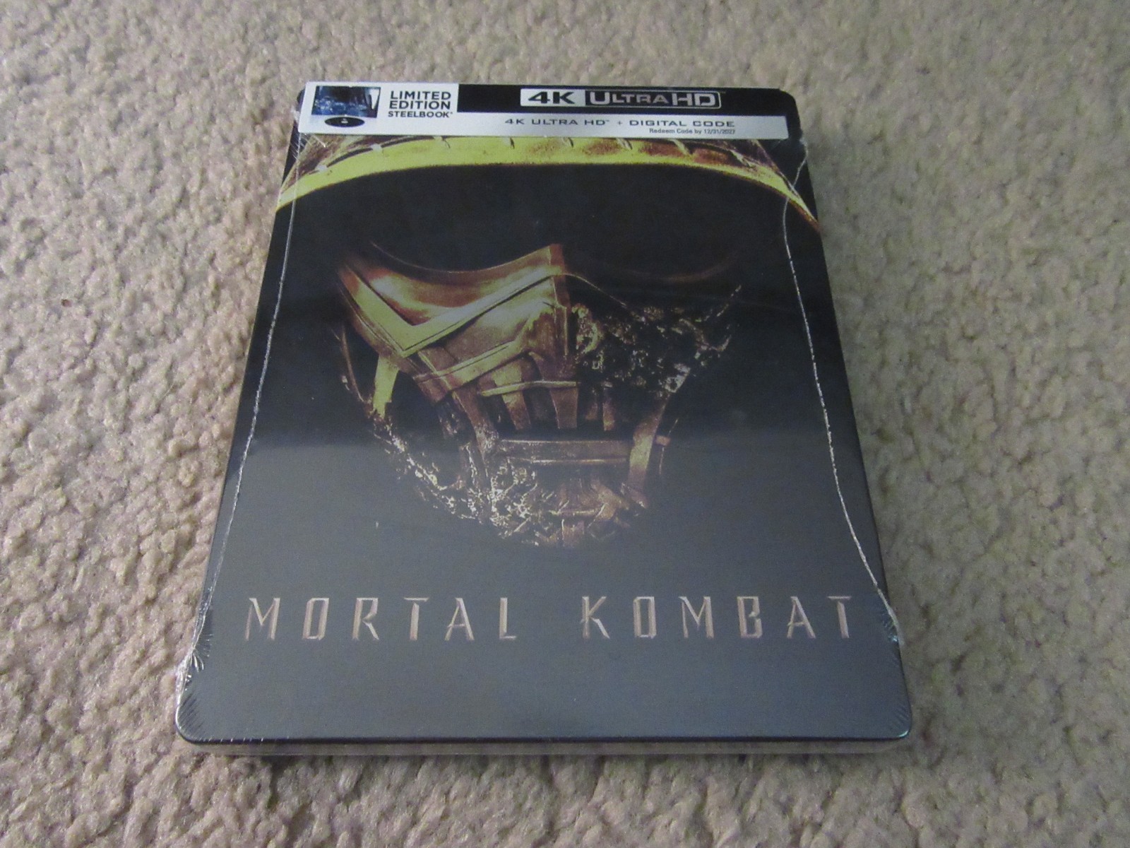 MORTAL KOMBAT [2021] [STEELBOOK] 4K ULTRA HD + DIGITAL [LIMITED EDITION] NEW