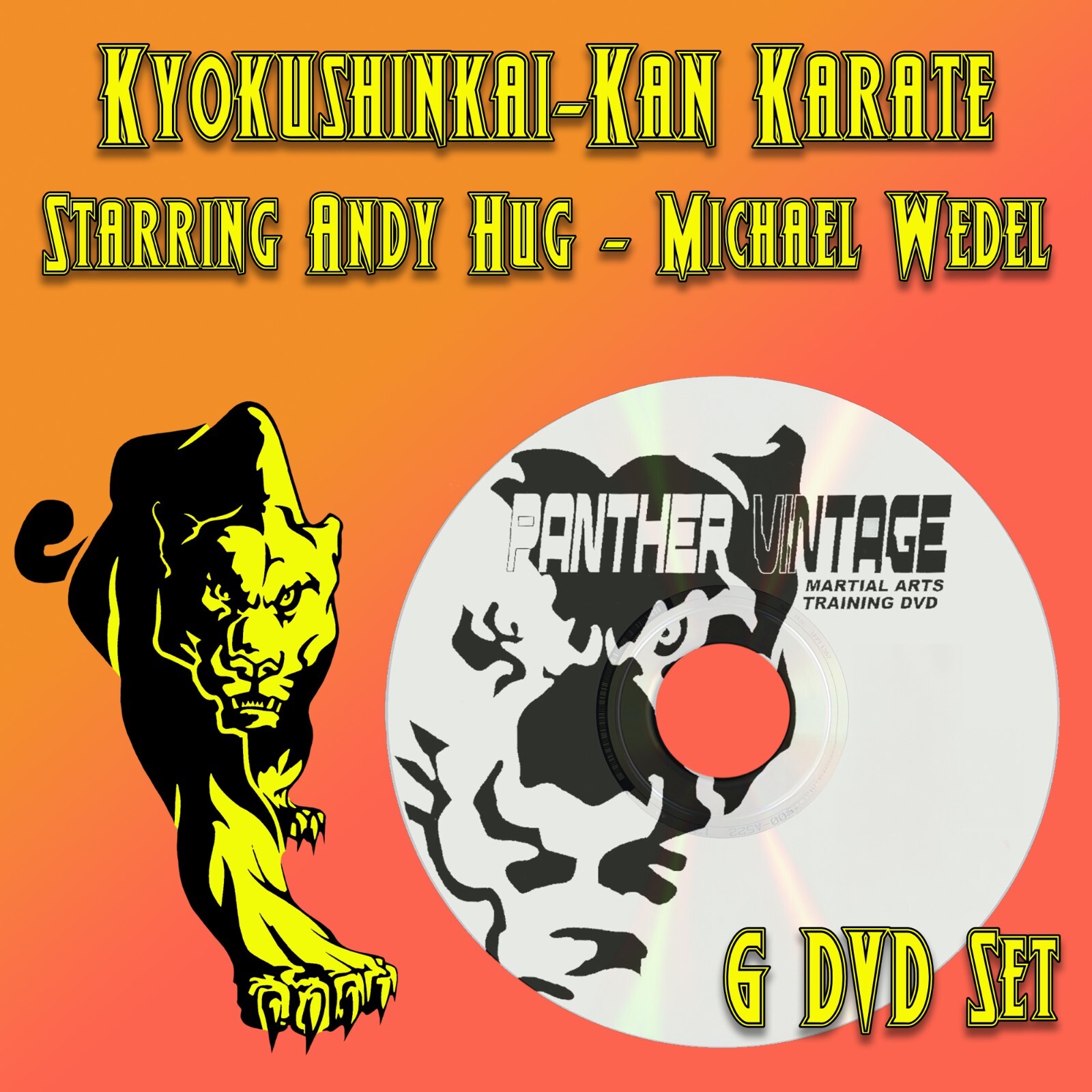 Kyokushinkai-Kan Karate starring Andy Hug & Michael Wedel (6 DVD Set)