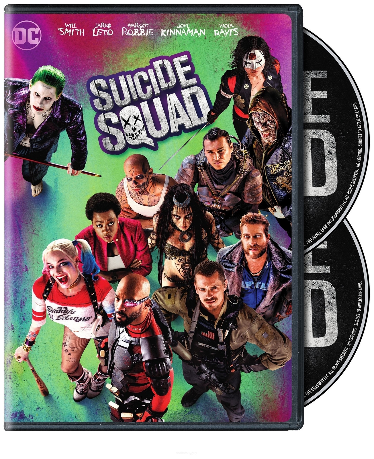 Suicide Squad (DVD, 2016, 2-Disc Edition, Widescreen) NEW