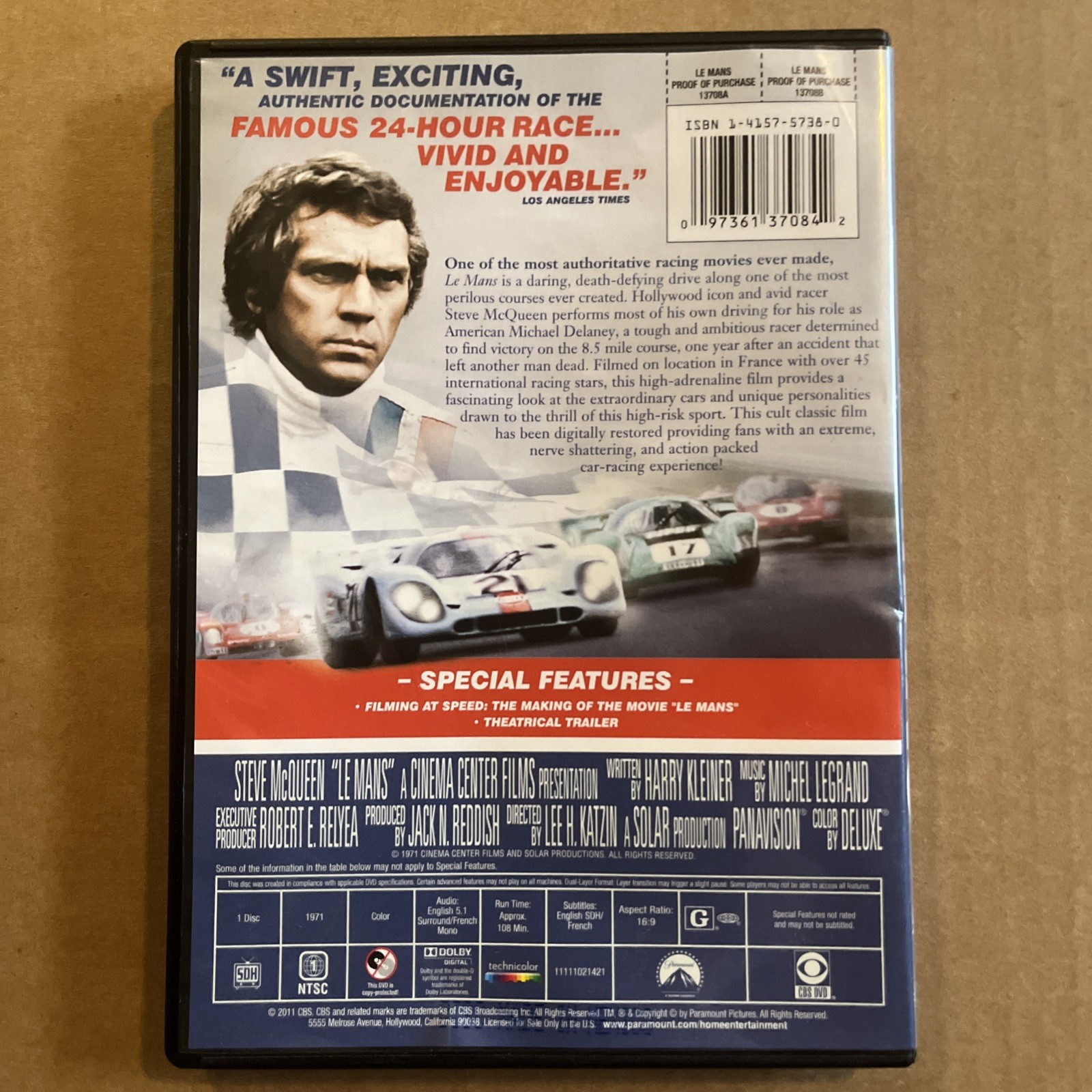 Le Mans (DVD, 1971)