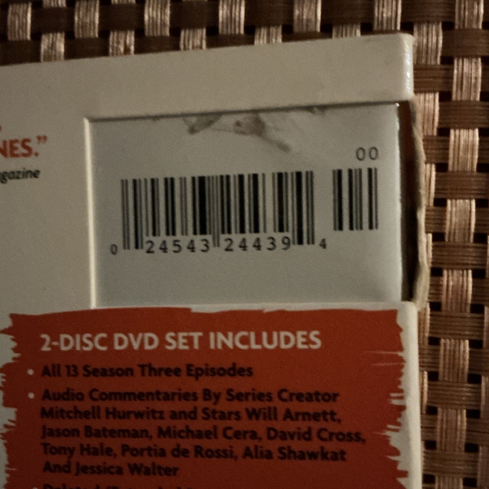 20th Century Fox Arrested Development Season Three DVD 2-Disc Bateman Comedy Eng