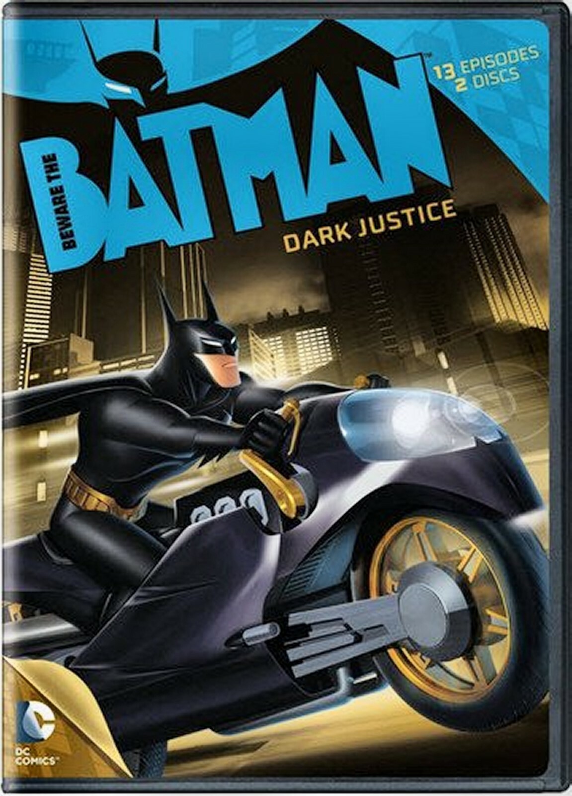 New 2 Disc DVD- Batman – Dark Justice – 5 Hours – English, French, Spanish