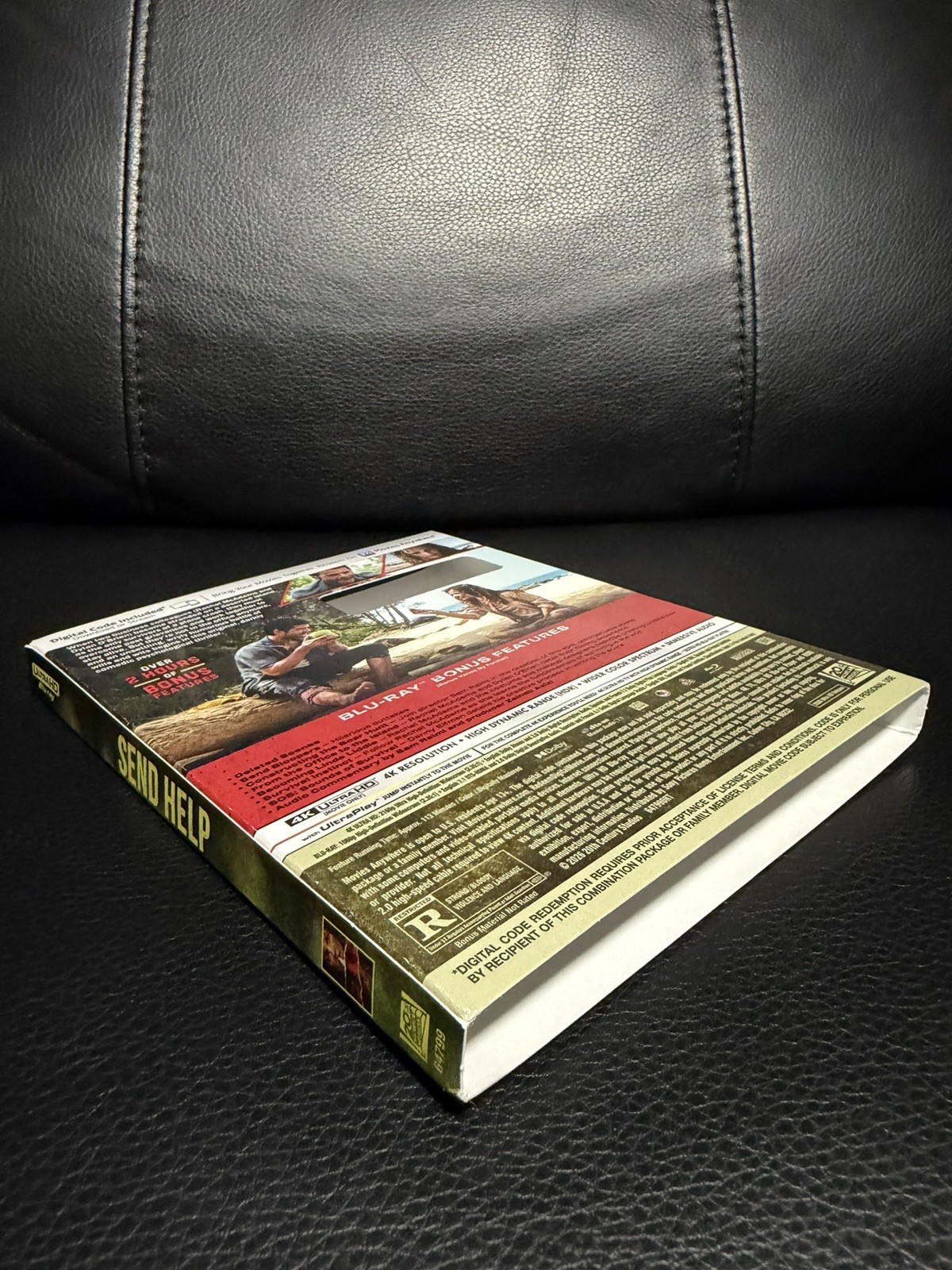 Send Help 4K OOP *SLIPCOVER ONLY!!!!!* *NO MOVIE, ARTWORK, OR CASE!!!!!*