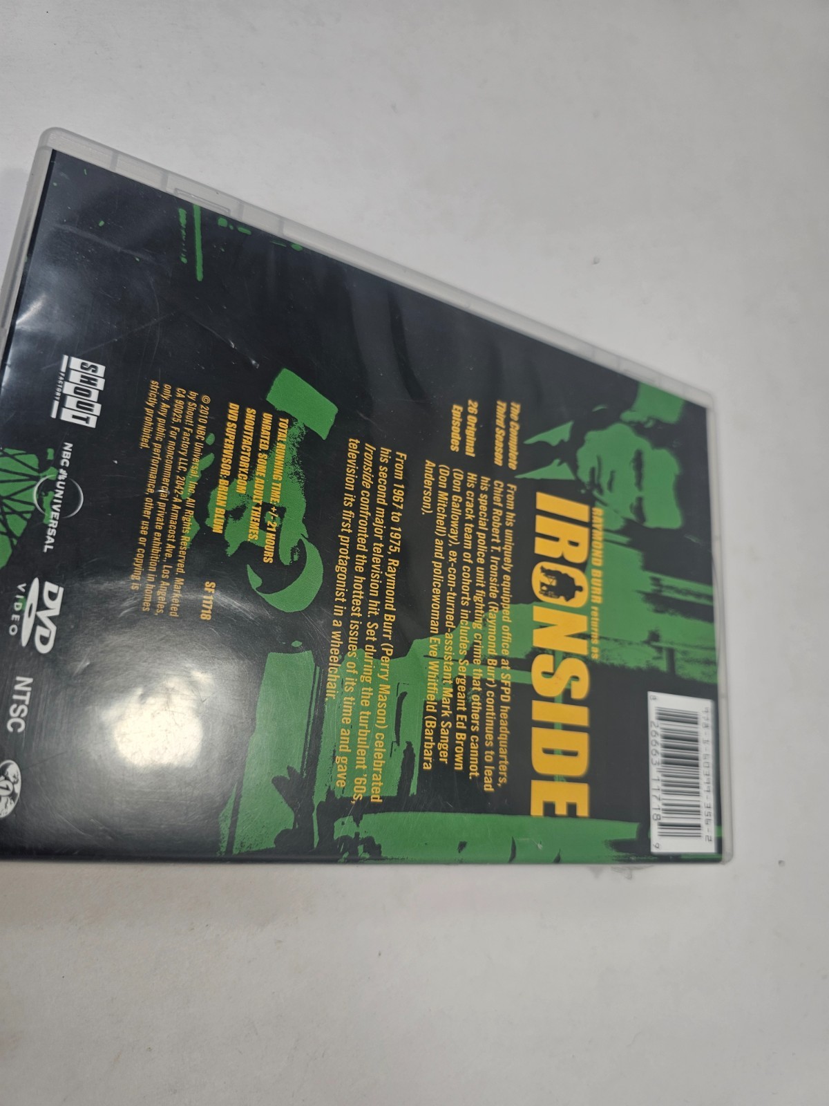 Ironside The Complete Third Season 3 DVD Box Set Raymond Burr Shout Factory
