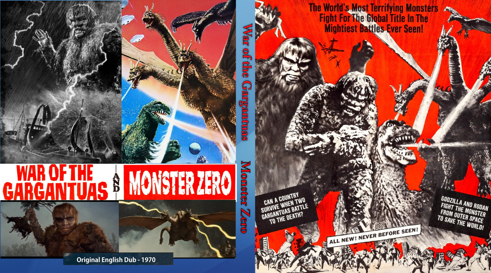 War of the Gargantuas/Monster Zero ( Original English Edit – Blu Ray Edition )