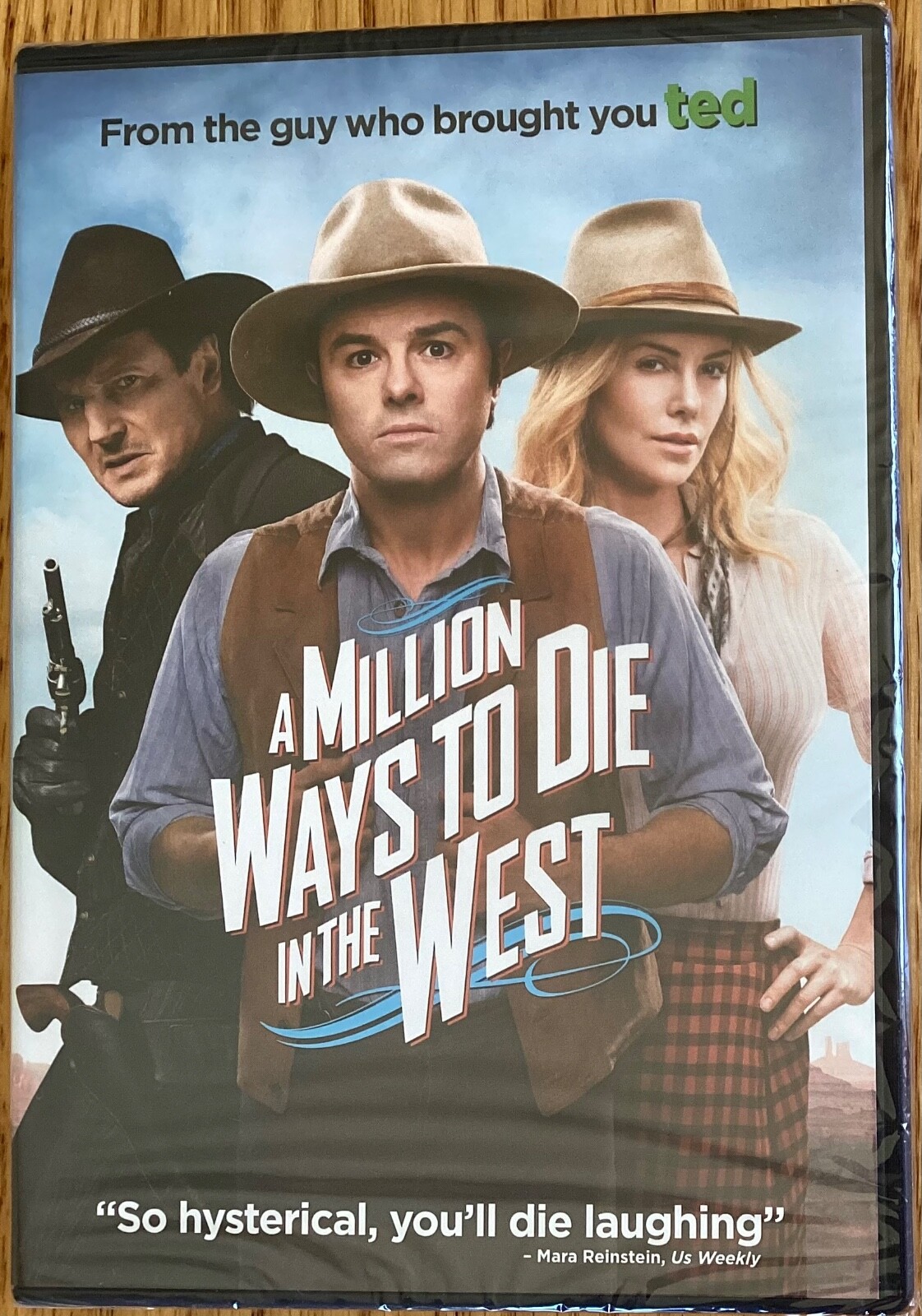 A Million Ways To Die In The West DVD with Seth MacFarlane, Charlize Theron