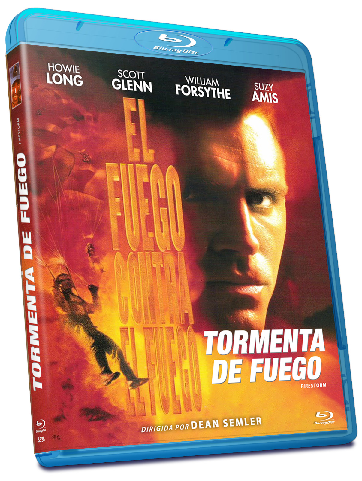 FIRESTORM (1998) Howie Long Blu-Ray NEW (Spanish Package/English Audio)
