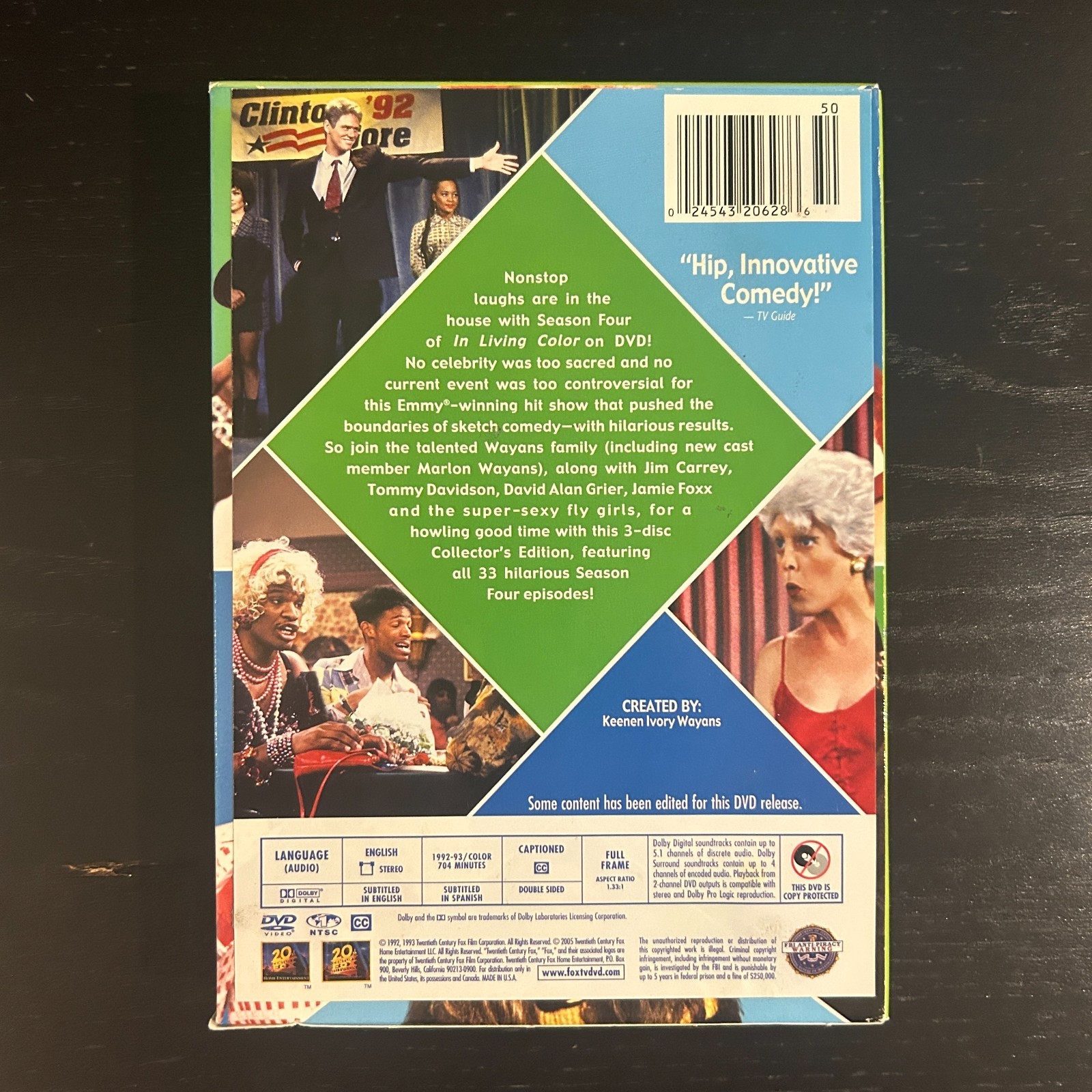 In Living Color: Season Four 4 (3-DVD Set) Jamie Foxx Jim Carrey 1992-1993 OOP