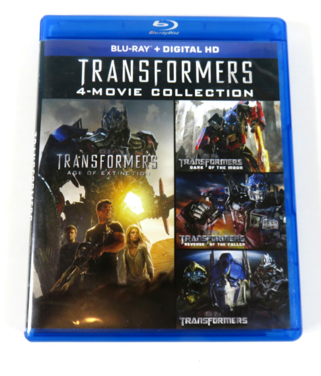 Transformers 4-Movie Collection Blu Ray Revenge Fallen Age Extinction Dark Moon