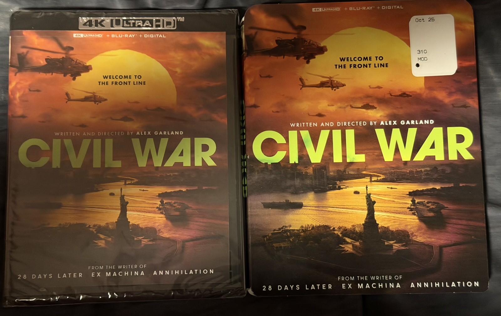 Civil War (4K UHD+Blu-ray+Digital) W/Slip Cover/NEW FREE SHIPPING