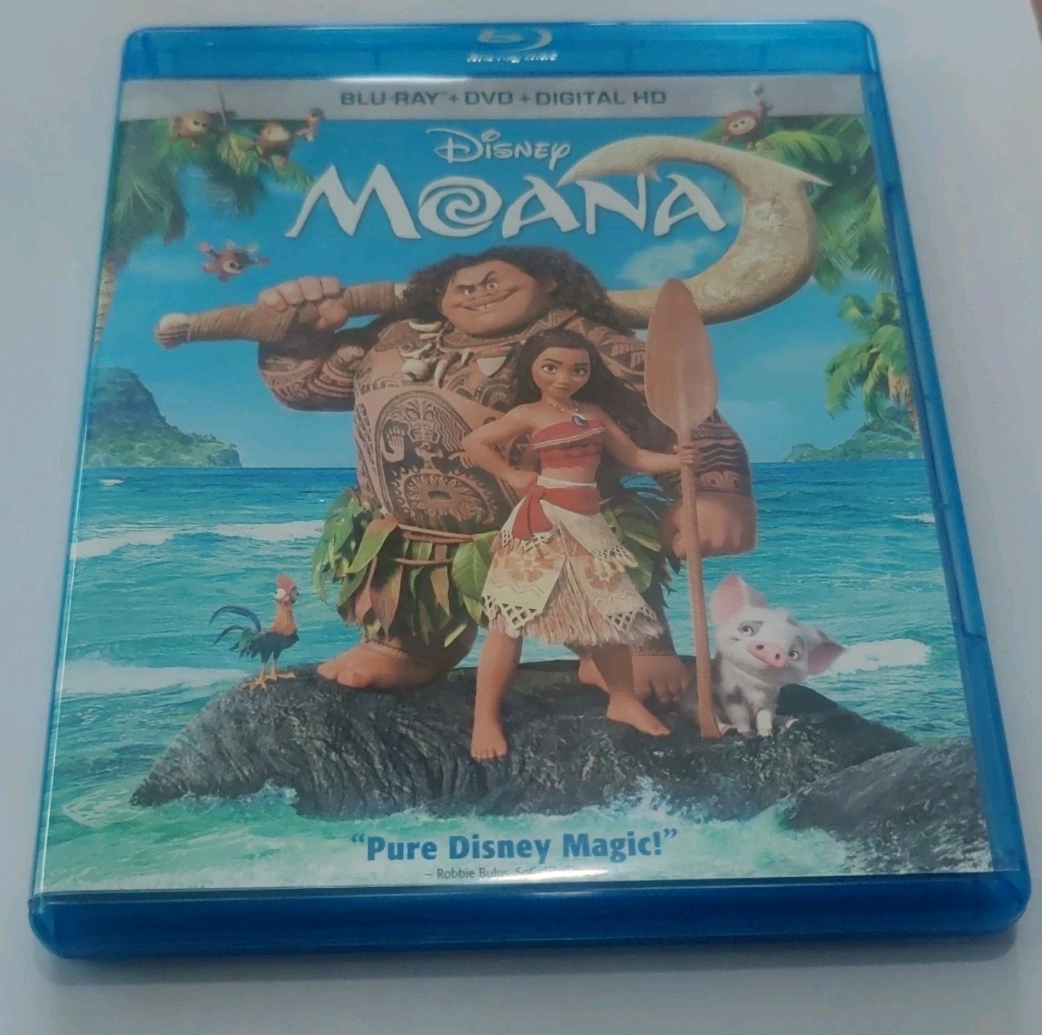 Disney Moana Blu-ray Widescreen PG (2017) 107 min English/French/Spanish