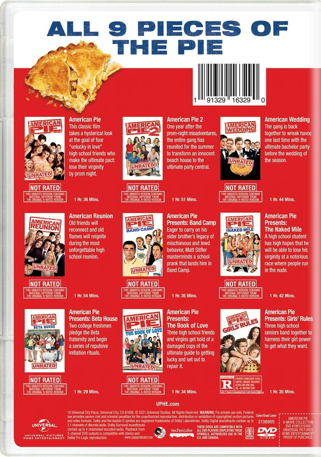 American Pie 9-movie Collection DVD Jason Earles NEW