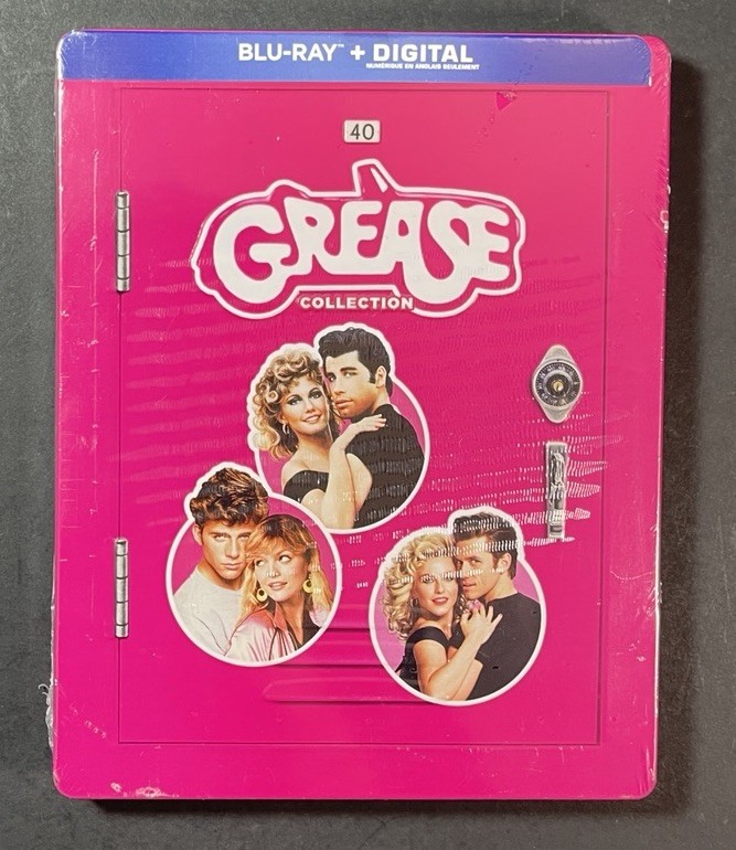 Grease 3-Movie Collection [ 40th Anniversary Edition STEELBOOK ] (Blu-ray) NEW