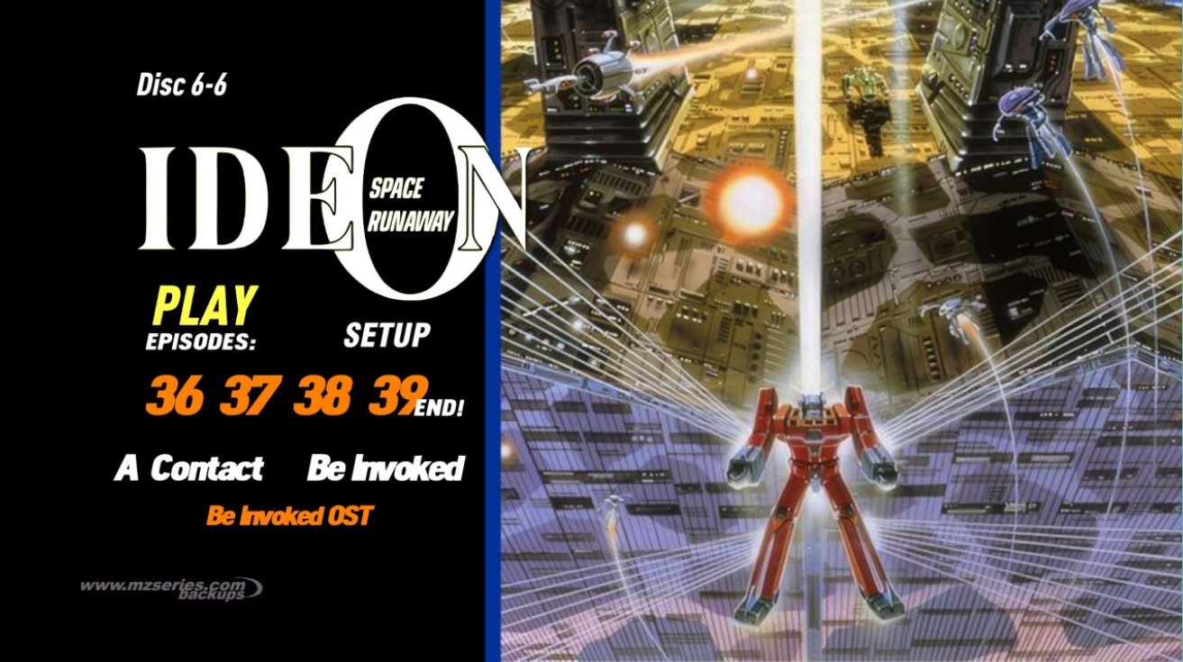 Space Runaway Ideon Collection | MZ Collection | TV Series + Movies